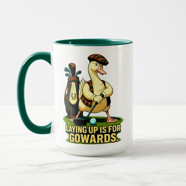 Fearless Golfing Goose Mug (Left)