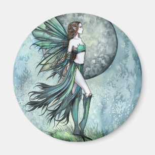 Fearless Gothic Fantasy Molly Harrison Fairy Art Magnet