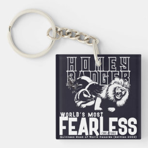 FEARLESS Honey Badger Key Ring