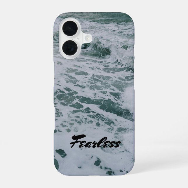 Fearless  iPhone 16 case (Back)
