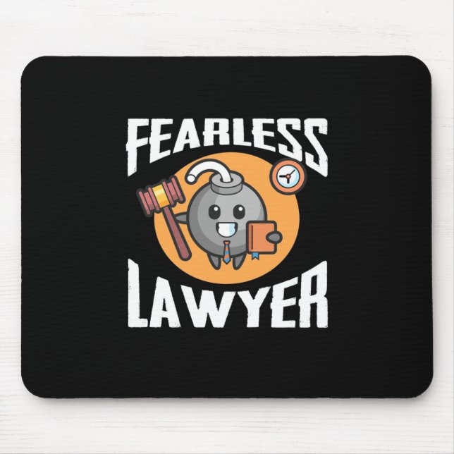 Fearless Lawyer Mouse Pad (Front)