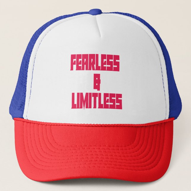 Fearless & Limitless  Trucker Hat (Front)