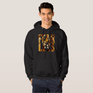 Fearless Lion Hoodie - Motivational Gym Streetwear