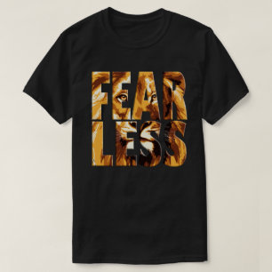 Fearless Lion Hoodie - Motivational Gym Streetwear T-Shirt