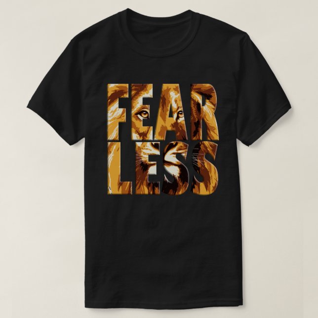 FEARLESS_LION T-Shirt (Design Front)