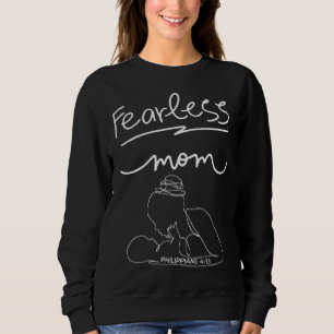 FEARLESS MOM Mother s Day Present Bible Verse Sweatshirt