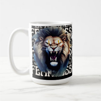 Fearless Roar – Bold Lion Coffee Mug