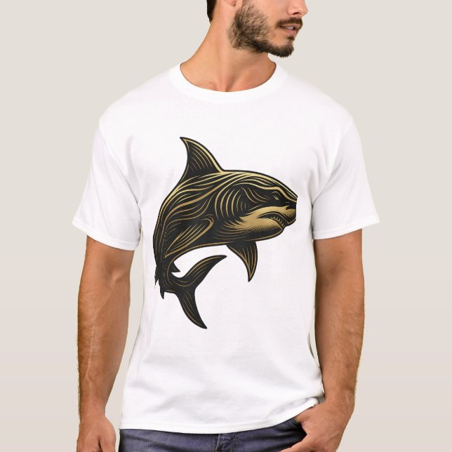 Fearless Shark - Dive Into Power T-Shirt (Front)