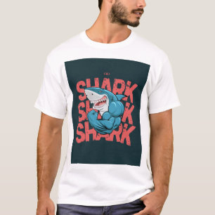 "Fearless Shark Graphic T-Shirt – Ocean Predator S