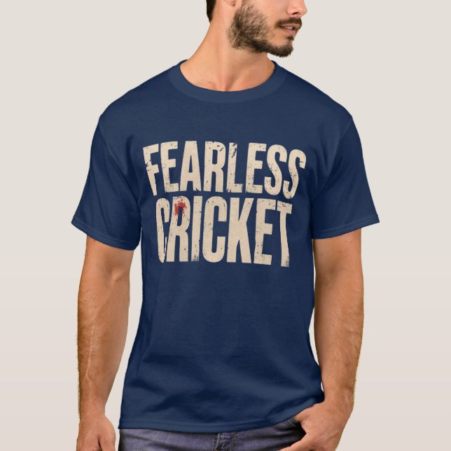 Fearless T20 Cricket Graphic Tee (Front)