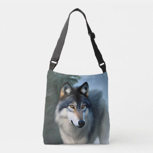 Fearless The Arctic Wolf, Crossbody Bag