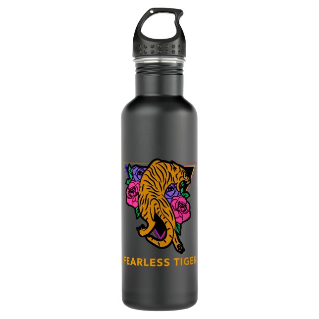 Fearless Tiger 710 Ml Water Bottle (Front)