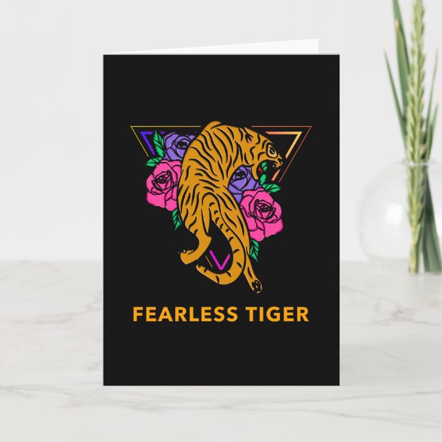 Fearless Tiger Card (Front)