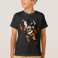 Fearless Tiger Cat Eye Claw Silhouette