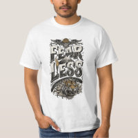 Fearless Vintage Tiger Graphic Streetwear Tee