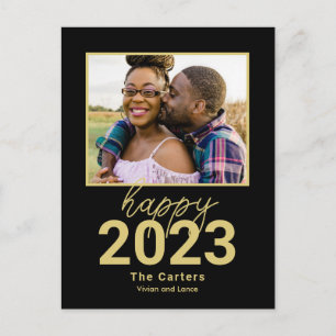 Fearless Year EDITABLE COLOR New Year Postcard