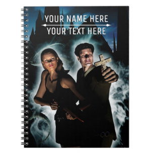 Fearless young couple notebook