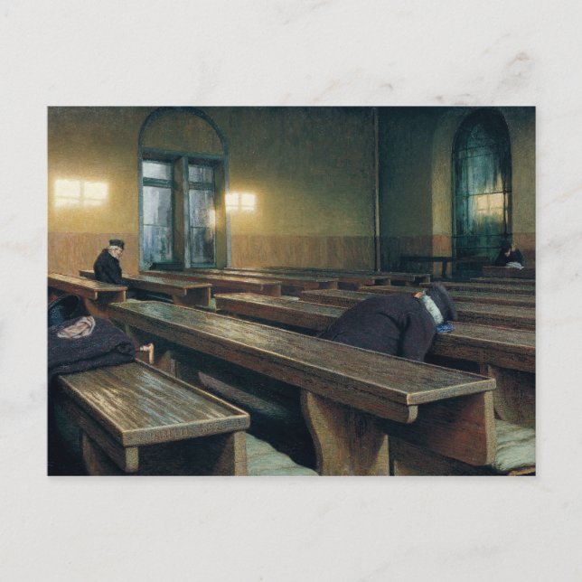 Feast Day at the Pio Albergo Trivulzio, 1892 Postcard (Front)