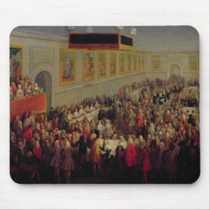 Feast given after the Coronation of Louis XV Mouse Pad