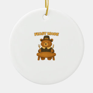 Feast Mode � Cute Autumn Comfort Food Plate Boxy T Ceramic Tree Decoration