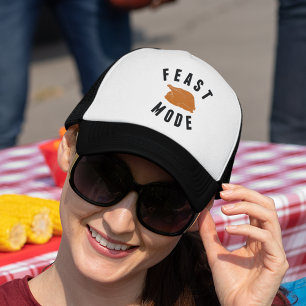Feast Mode Funny Thanksgiving Turkey Trucker Hat