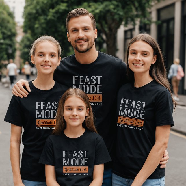  Feast Mode Gratitude Kids  T-Shirt (Creator Uploaded)