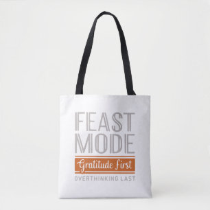 Feast Mode Gratitude Tote - Customisable