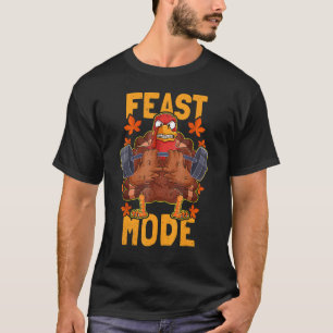 Feast Mode Weightlifting Turkey Day Thanksgiving C T-Shirt