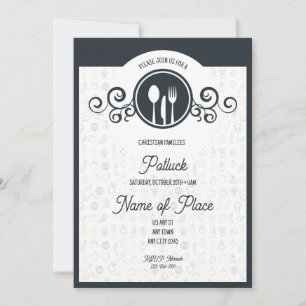 Feast of Faith Family Potluck Invitation