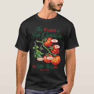 Feast Of San Gennaro Tomato Italy Italian Food Wom T-Shirt