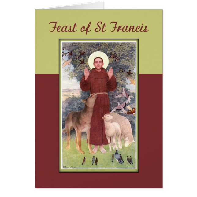 Feast of St. Francis, Animals and Stigmata (Front)