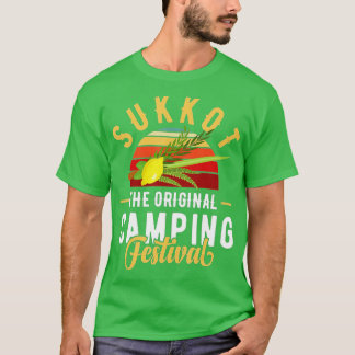 Feast of Tabernacles with Lulav and Etrog or Sukko T-Shirt