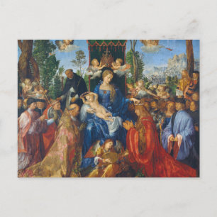 Feast of the Rosary - Albrecht Dürer, 1506 Postcard