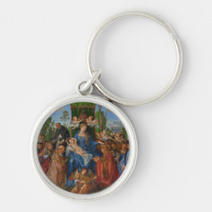 Feast of the Rose Garlands, 1506 (oil on wood) Key Ring