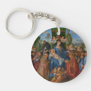 Feast of the Rose Garlands, 1506 (oil on wood) Key Ring