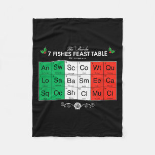 Feast Of The Seven Fishes  Fleece Blanket