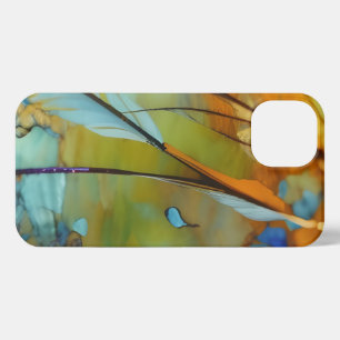 Feather Abstract AI Art iPhone 13 Case