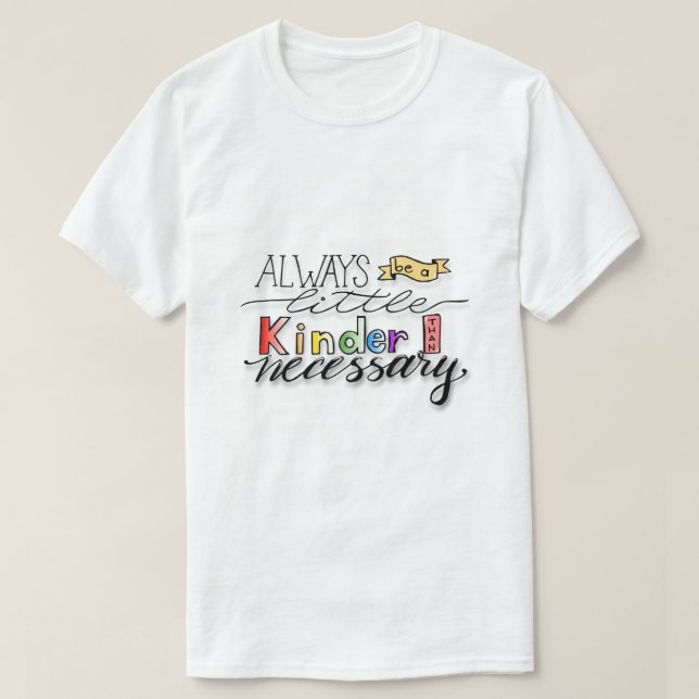 Feather Art Border T-Shirt (Design Front)