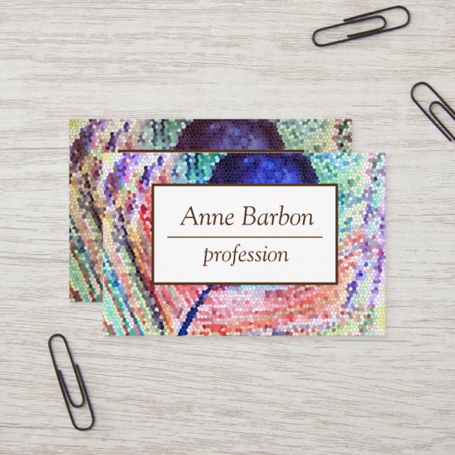 Feather Art Professional  Business Card (Front/Back In Situ)
