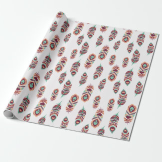 Feather Art Wrapping Paper