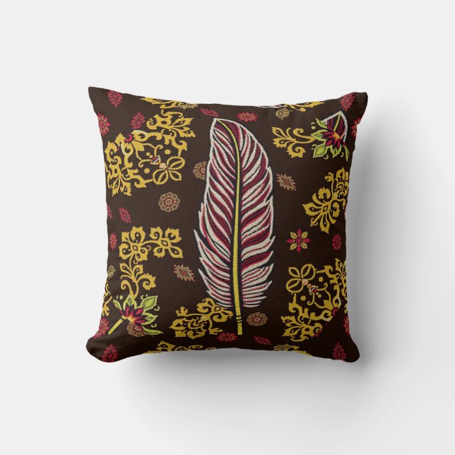 Feather beauty  cushion (Front)