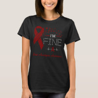 Feather Birds I'm Fine Brain Aneurysm Awareness