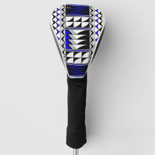 Feather Blessings in Blue Golf Head Cover