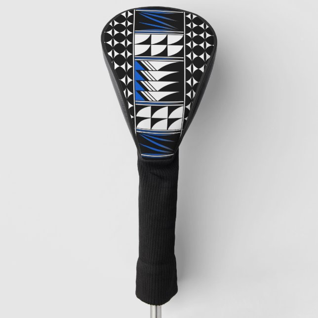 Feather Blessings in Blue Golf Head Cover (Front)