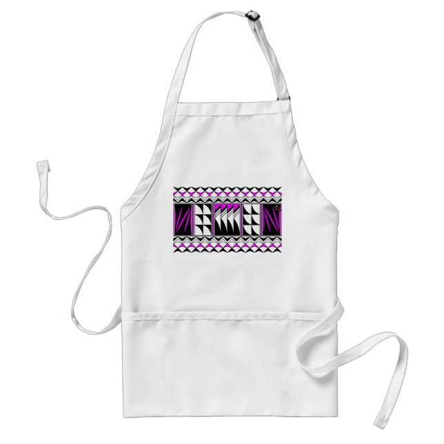 Feather Blessings in Pink Standard Apron (Front)