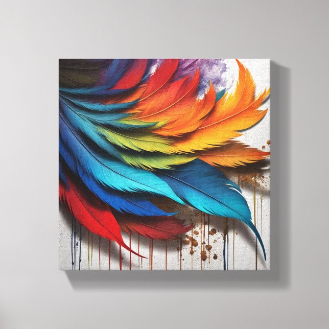Feather Canvas Print (Front)