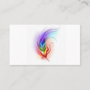 Feather card