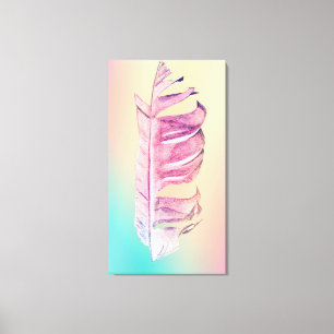 Feather drawing fine art original illustration canvas print