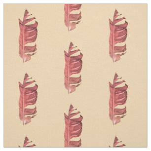 Feather drawing fine art original illustration fabric