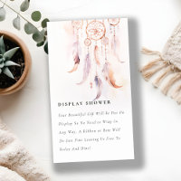 Feather Dreamcatcher Display Shower Baby Shower